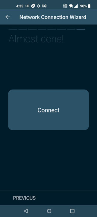 Connect button.